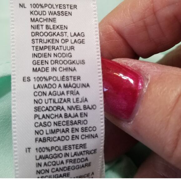 Forever 21 Career Casual Women's Teal Pullover Long Sleeve Size-See Measurements - Picture 6 of 8